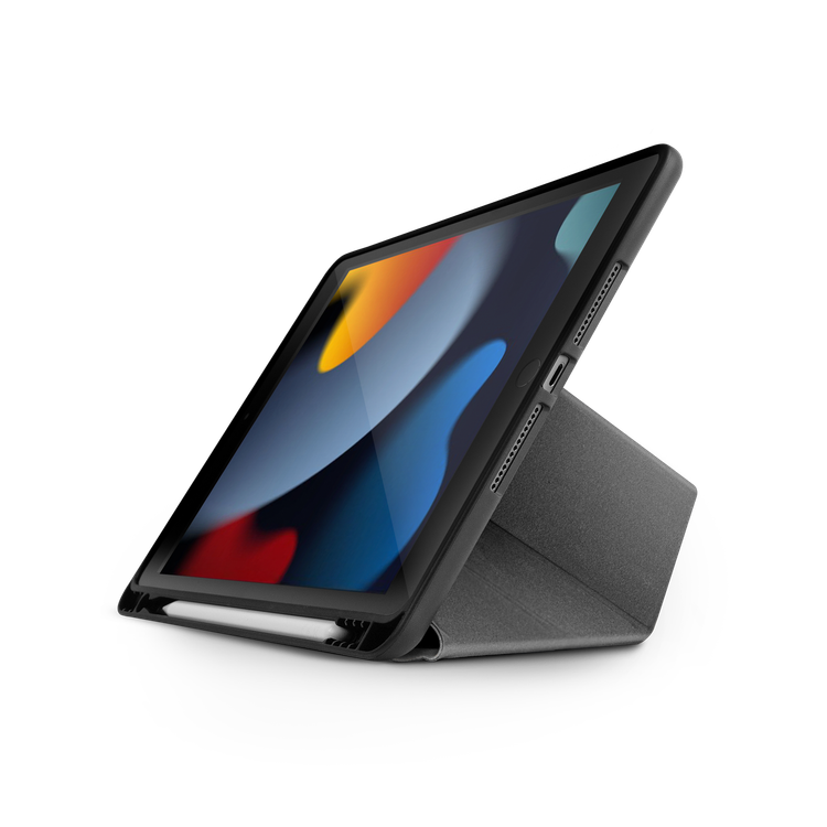 Viva Madrid Elegante Folio Case With Apple Pencil Holder For iPad 10.2" (9TH GEN) - Black