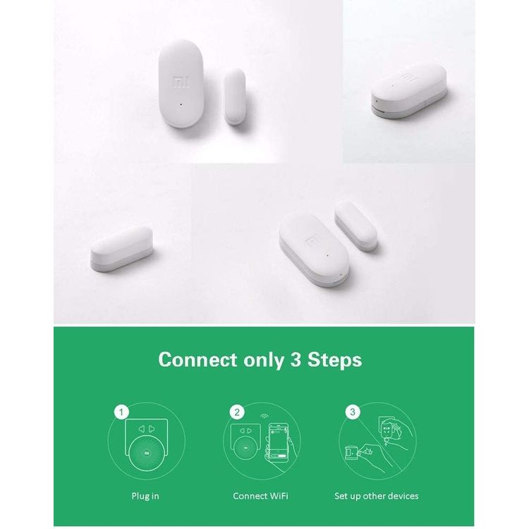 Xiaomi Mi Window and Door Sensor, Easy to Install, Highly Sensitive Sensor Suitable for All Types of Households - White