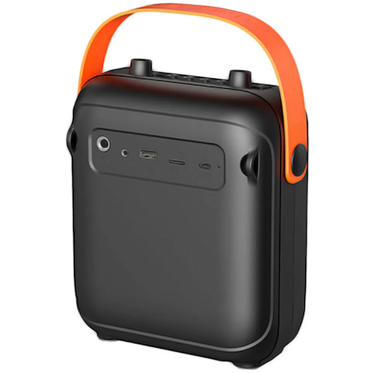 Monster MFS 1 Bluetooth Speaker,  Up to 3.5 Hours Charging Time, Bluetooth 5.3, 10m Transmission Range - Black\ Orange