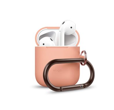 Apple AirPods 1 & 2 Elago Hang Case - Peach