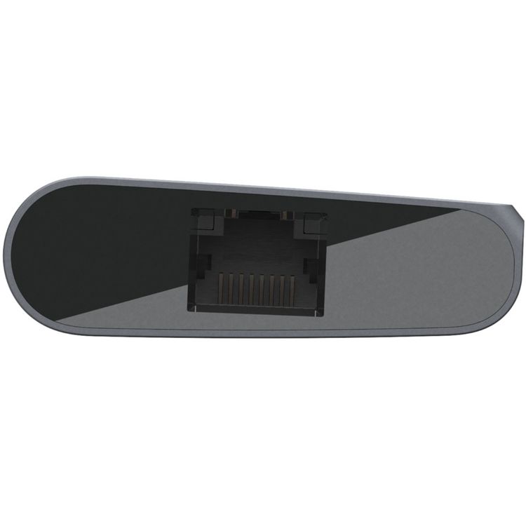 Belkin USB-C Multimedia ( 60W) Hub with USB-A USB-C HDMI Ethernet Card Reader, USB-C Multiport Hub with 5Gbps Compatible for MacBook Pro 13" M1 (2020), MacBook Air 13" M1 (2020), & Mac mini M1 (2020) - Space Gray