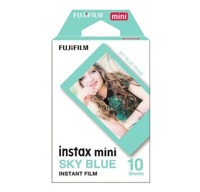 Instax Mini Instant Film Fujifilm | 10 Sheets | Sky Blue