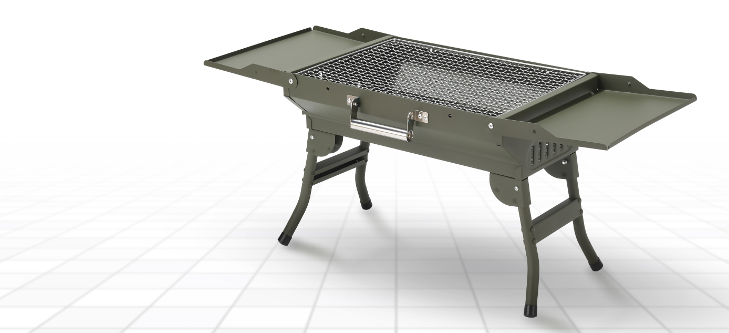 Porodo Lifestyle Camping Portable Charcoal Grill/Carbon Oven