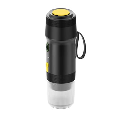 Green Lion Coffee Maker Pro with 20 Bar Pump Pressure, 145°C Heat Protection, 5 Times Hot Brew Cycle, Overheat Protection, Heat & Cold Extraction - Black