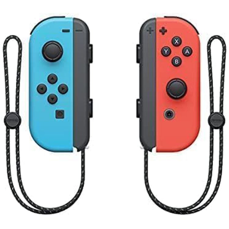 جهاز Nintendo Switch (موديل OLED) - Joy Con باللون الأحمر النيون والأزرق النيون