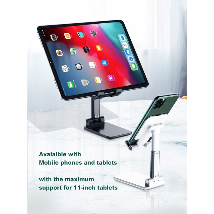 Devia Smart Series Multi-Function Folding Stand for Tablet & Laptop - Silver