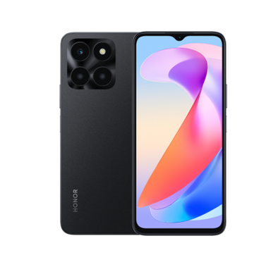 هاتف هواوي هونور X6a إصدار TRA، 6.56 بوصة، 4 جيجابايت رام، 128 جيجابايت تخزين، 50 ميجابكسل، شريحتي اتصال، أندرويد 13، GSM، HSPA، LTE - أسود داكن