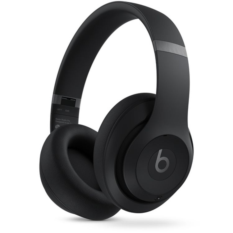 Beats Studio Pro Wireless/Wired Headphones with Iconic Sound, Portable & Lightweight Design, Head Tracking, Carrying Case - Black