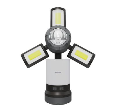 Lifestyle By Porodo 3 in 1 Flashlight/Ambient  Light/Lamp with 6 Light Modes - Black