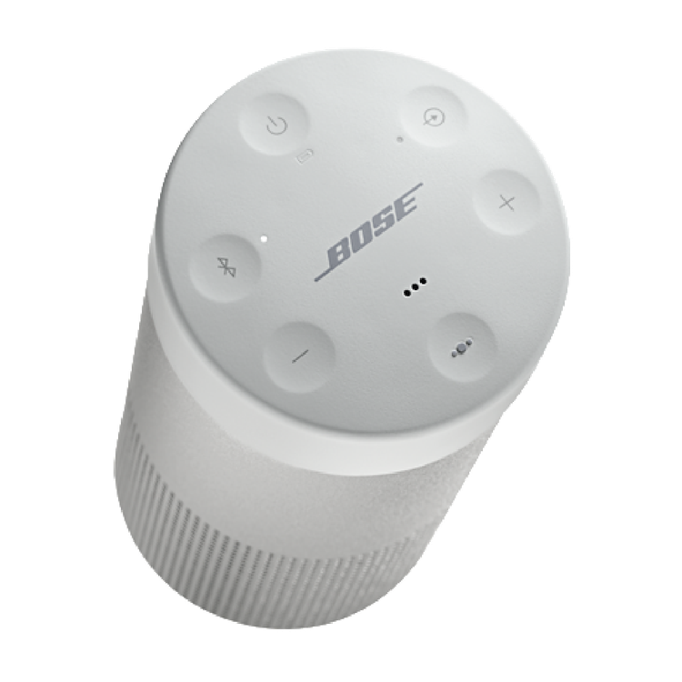 بوس مكبر صوت بلوتوث لاسلكي محمول ساوندلينك ريفلوف II مع أوامر سيري و جوجل الصوتية ، مقاوم للماء والغبار ، عمر بطارية يصل إلى 13 ساعة ، مكبر صوت قابل للإمساك - فضي فاخر