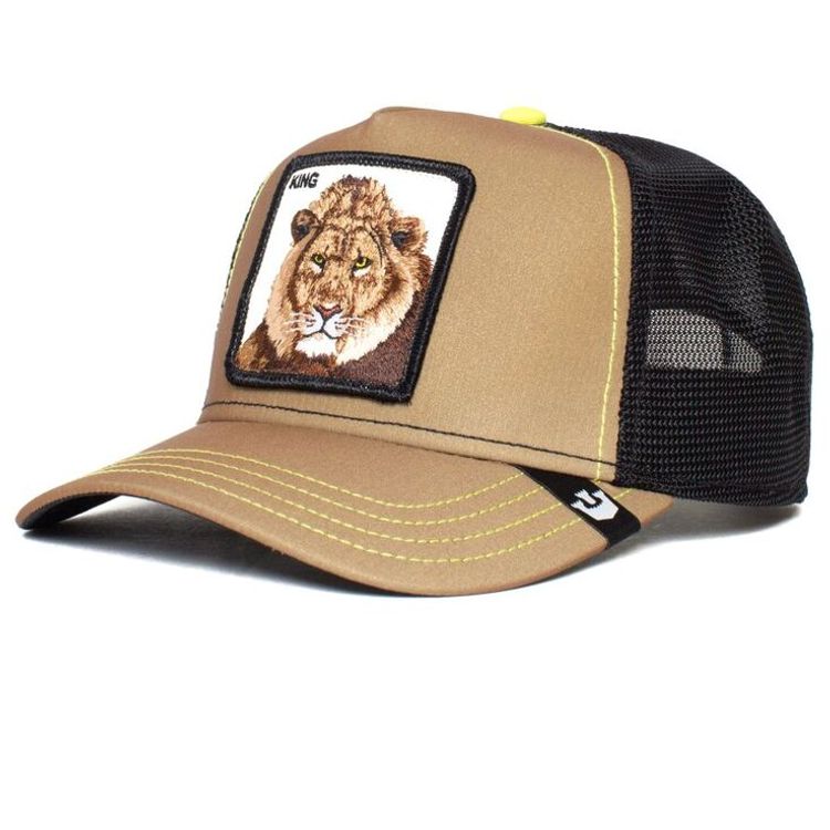 Goorin Bros Lion Nights Unisex Trucker Cap - Brown