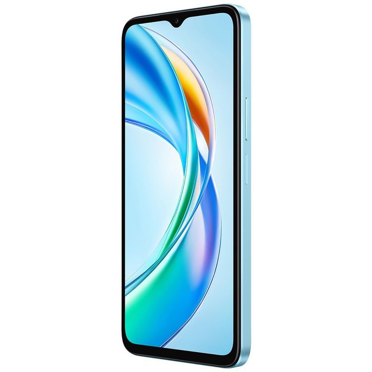 هاتف هواوي هونور X5b بلس إصدار TRA، 6.56 بوصة، 4 جيجابايت رام، 64 جيجابايت تخزين، 50 ميجابكسل، ثنائي الشريحة، أندرويد 14، GSM، HSPA، LTE - أزرق محيطي