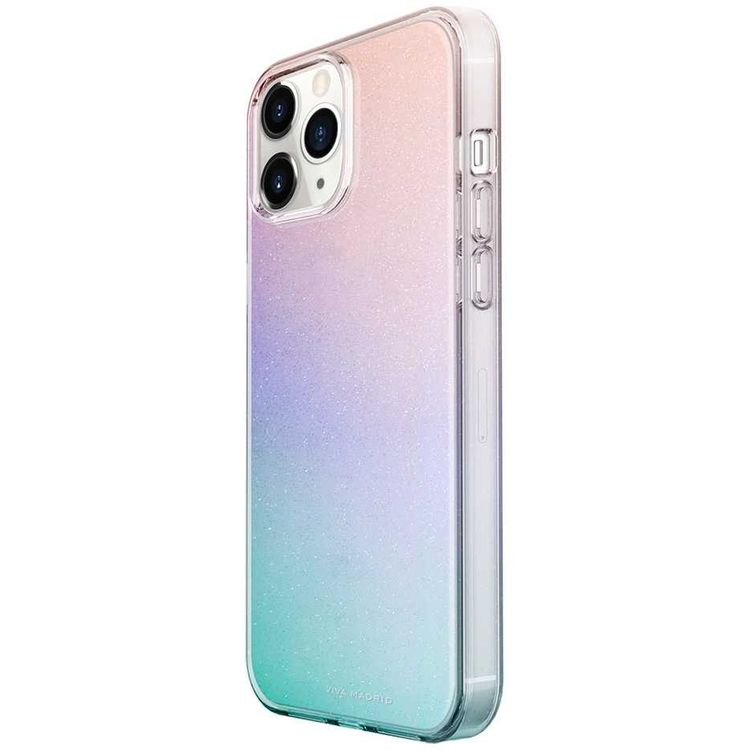 Viva Madrid Ombre Back Case Compatible for iPhone 12 Pro Max (6.7") Shock & Scratch Resistant, Easy Access to All Ports (Cameras, Buttons & Speakers) Drop Protection  - Hue