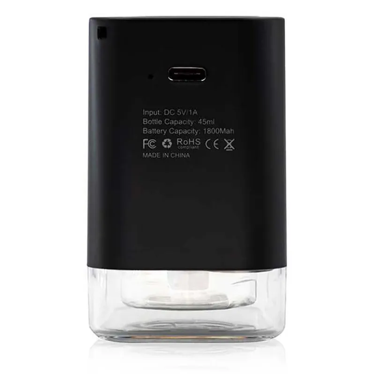 معقم الرش التلقائي بالأشعة تحت الحمراء من سمارت لاب 5 فولت - أسود