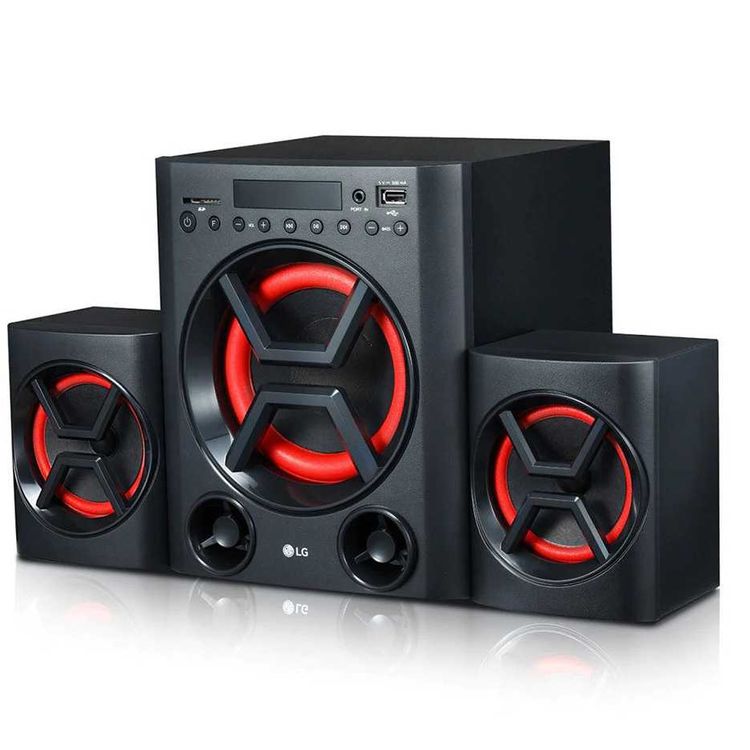 LG LK72B-BK XBoom Boom Blast Multimedia Speaker - Black