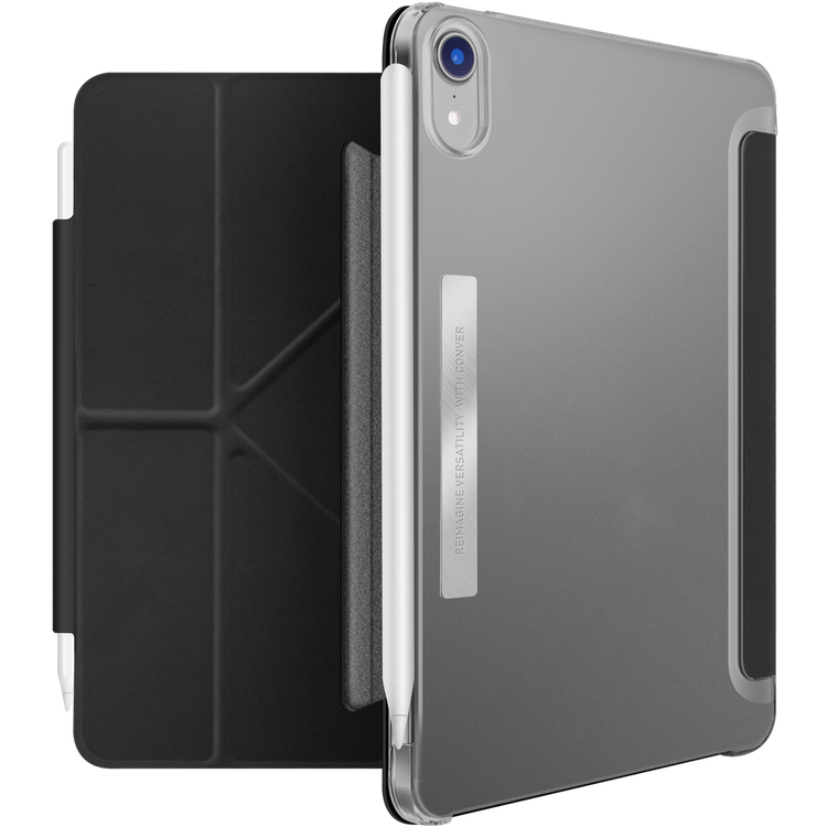 Viva Madrid Conver Case With Foldable Stand For iPad Mini (8.3") 6th Gen - Black