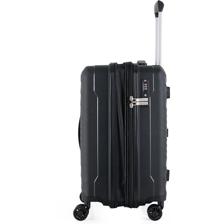 حقيبة أمتعة HT، حافظة صلبة مصنوعة من مادة البولي بروبيلين (PP) - صغيرة/سوداء