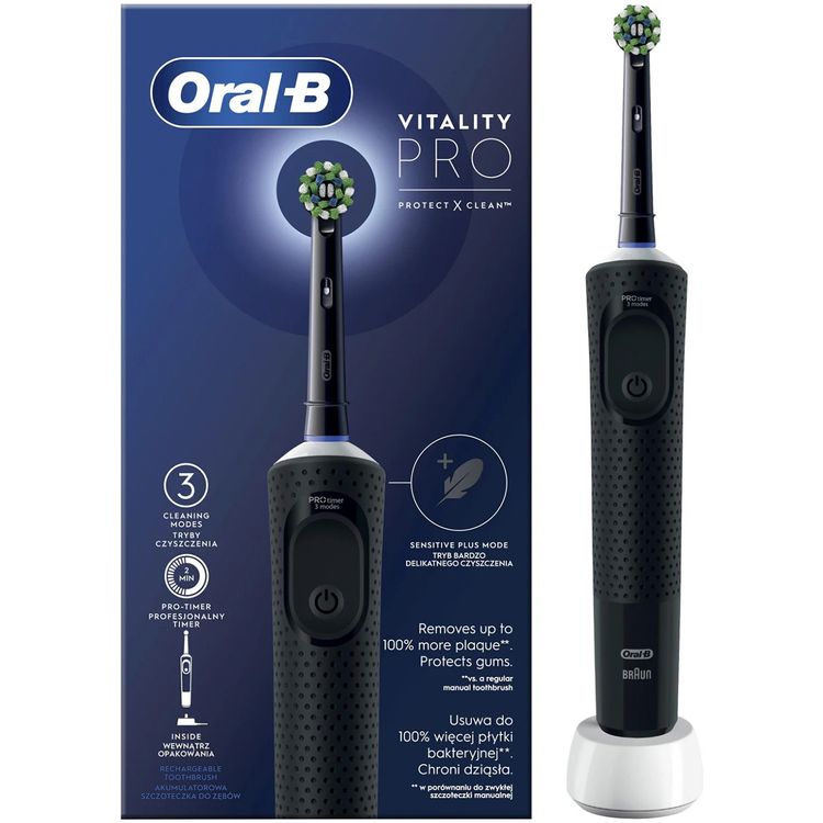 Oral-B Vitality D300 Electric Toothbrush - Black