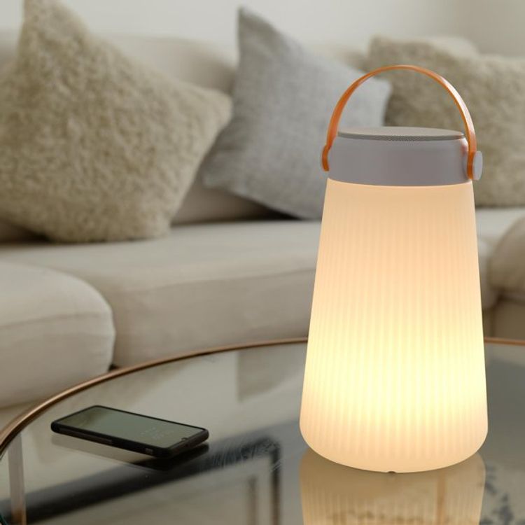 Pout Portable Ears 2 Outdoor Bluetooth Speaker with LED lanton - Gray