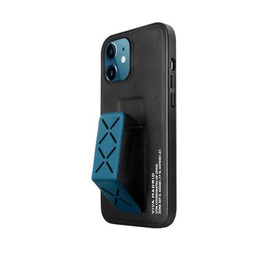Viva Madrid Morphix Case for iPhone 12 Mini (5.4"), Shock Resistant, Scratches Resistant, Easy Access to All Ports, Cameras, Buttons and Speakers - Blue