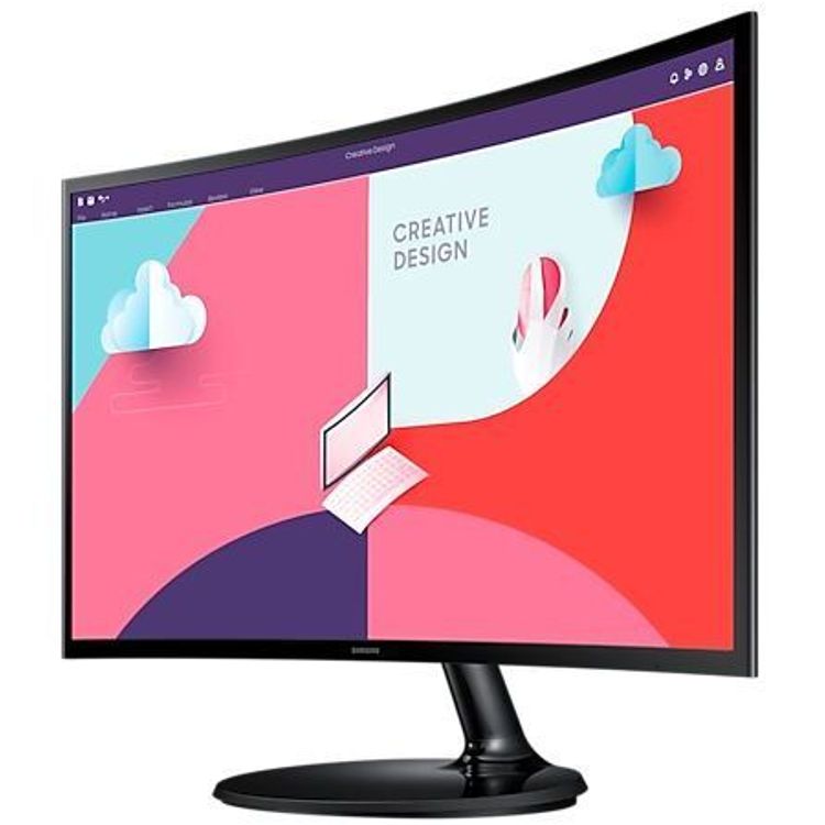 Samsung S3 24" Essential Curved Monitor | Black