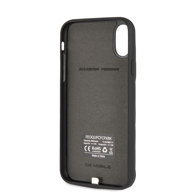 Ferrari Off Track Full Cover Power Case 4000mAh for iPhone 11 Pro Max, Officially Licensed, Shock Resistant, Scratches Resistant