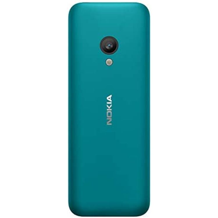 Nokia 150 (2020) Feature Phone, Dual SIM, 2.4 inches Display and expandable MicroSD up to 32GB, Cyan - Blue