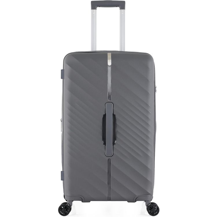 حقيبة أمتعة HT، حافظة صلبة مصنوعة من مادة البولي بروبيلين (PP) - متوسطة/رمادية