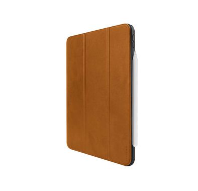 Viva Madrid Elegante Folio Case Compatible for iPad Pro 11" ( 2018 ) Shockproof Smart Auto Sleep / Wake - Scratch Resistance - Three Fold Flip Stand Protective Cover - Brown