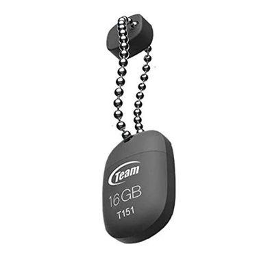 تيم جروب T151 محرك فلاش يو أس بي 2.0 مضاد للماء 16 جيجا - أسود