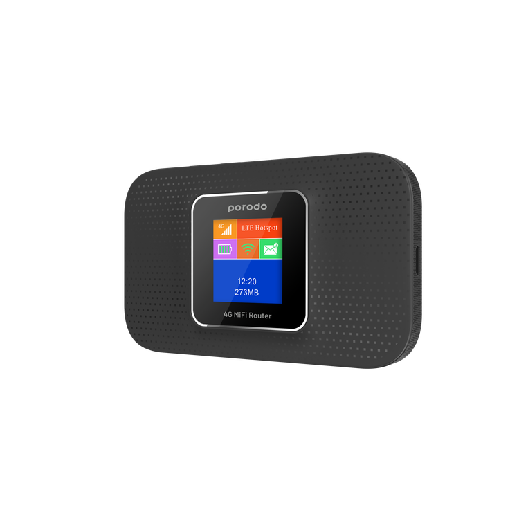 راوتر بورودو 4 جي إل تي إي / 3 جي محمول عالي السرعة - أسود