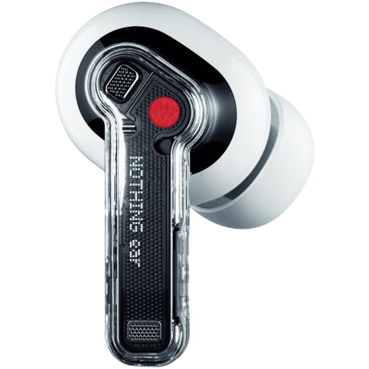 سماعة أذن لاسلكية Nothing، تشغيل لمدة 49 ساعة، تقنية BT 5.3، تأخير منخفض، إلغاء الضوضاء النشط، اكتشاف التآكل، التحكم الصوتي، اتصال مزدوج، التحكم بالضغط، دعم تقنية الصوت الواضح - أبيض