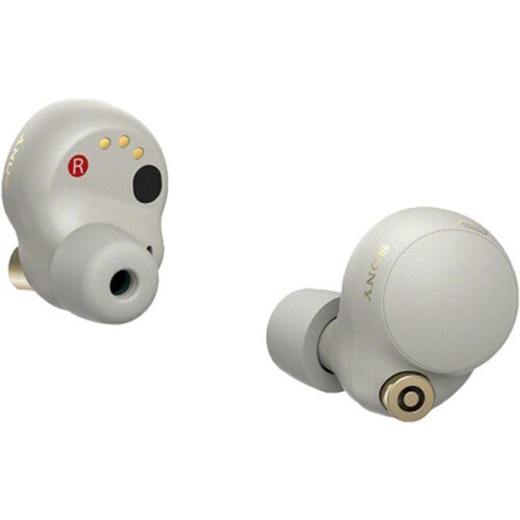 سوني سماعات أذن لاسلكية خالية من الضوضاء (WF-1000XM4-SL) - فضي