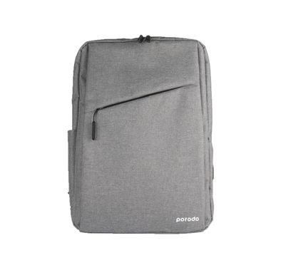 Porodo Lifestyle Nylon Fabric Computer Backpack 15.6" - Gray
