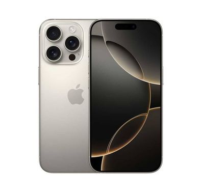 Apple iPhone 16 Pro Max with 256GB Capacity & Dual SIM, 6.9‑inch Screen Size, USB-C Connector Type, 6‑Core CPU, 6‑Core GPU, 5G Network Technology, Splash, Water & Dust Resistant, International Version - Natural Titanium