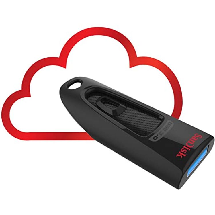 SanDisk SDCZ48-032G-GC46 32GB Ultra USB 3.0 Flash Drive and Cloud - Black