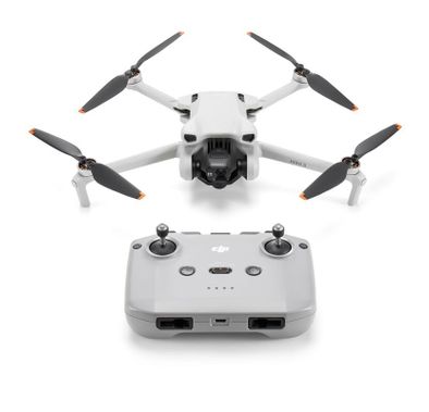 طائرة بدون طيار تطير مور DJI Mini 3 Combo Plus  - رمادي