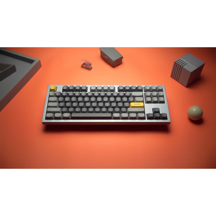 Keychron Q3 QMK Custom Hot-Swappable Gateron G-PRO Mechanical Keyboard With Blue Switch & RGB - Space Grey