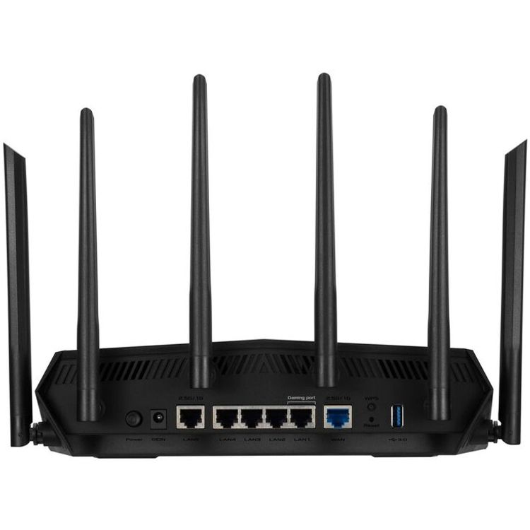 راوتر الألعاب ASUS TUF WiFi 6 Gaming AX6000 ثنائي النطاق  - أسود