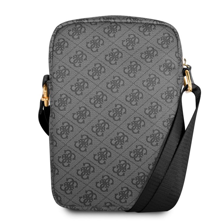 CG MOBILE Guess 4G Uptown Tablet Bag 10" with Adjustable Shoulder Strap, Lightweight Portable Storage Bag Suitable for Outdoor, Business, Office, School Officially Licensed - Gray