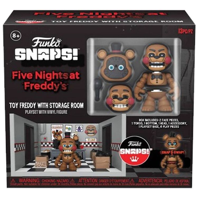 مجموعة ألعاب فانكو تويز سناب خمس ليالٍ في غرفة فريدي الأمنية