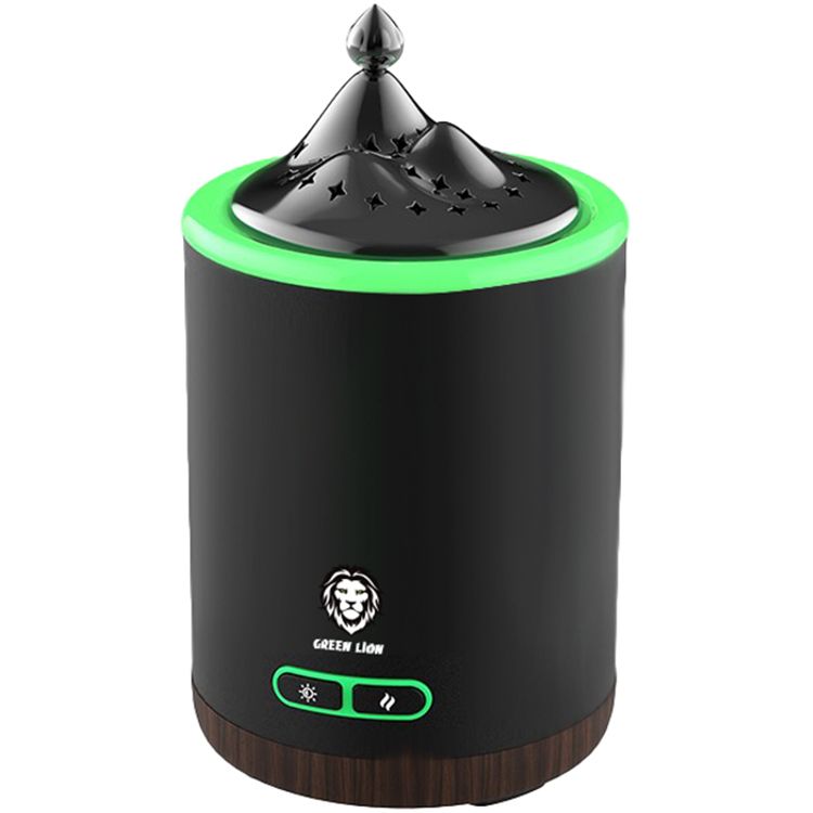 Green Smart Bakhour Mini Portable Incense Burner with Light