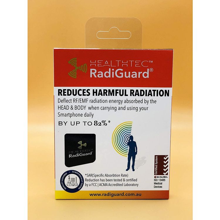 لاصقة RadiGuard المضادة للإشعاع - تقلل حتى 82% من الإشعاع من الأجهزة الإلكترونية - حماية من الترددات اللاسلكية / المجالات الكهرومغناطيسية RF / EMF من الهاتف المحمول والأجهزة الأخرى - مجموعة لصقات مضادة للإشعاع