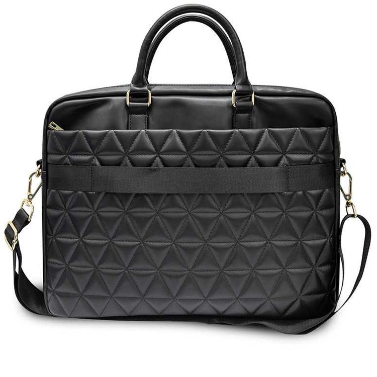 سي جي موبايل جيس حقيبة كمبيوتر مبطنة من البولي يوريثان 15 بوصة مع حزام كتف قابل للتعديل متوافق مع ماك بوك ، حقيبة تخزين محمولة رفيعة وخفيفة الوزن ، غطاء واقٍ مع سحاب مناسب للخارج ، الأعمال ، المكتب ، المدرسة ، حقيبة نحيفة خفيفة الوزن ومرخصة رسميًا - أسود