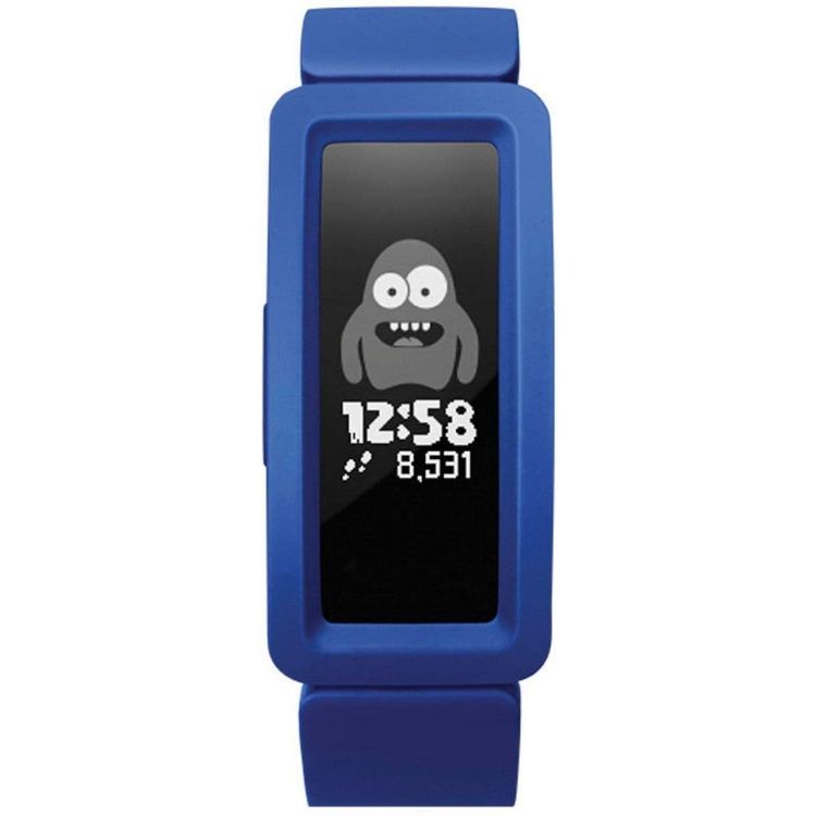 Fitbit Ace 2 Fitness Wristband Compatible for Kids 6+, Animated Clock Faces, Sleep Tracking, All Day Activity Tracking, Swim proof Water Resistant (50 meters) 5-Day Battery Life - Night Sky / Neon Yellow