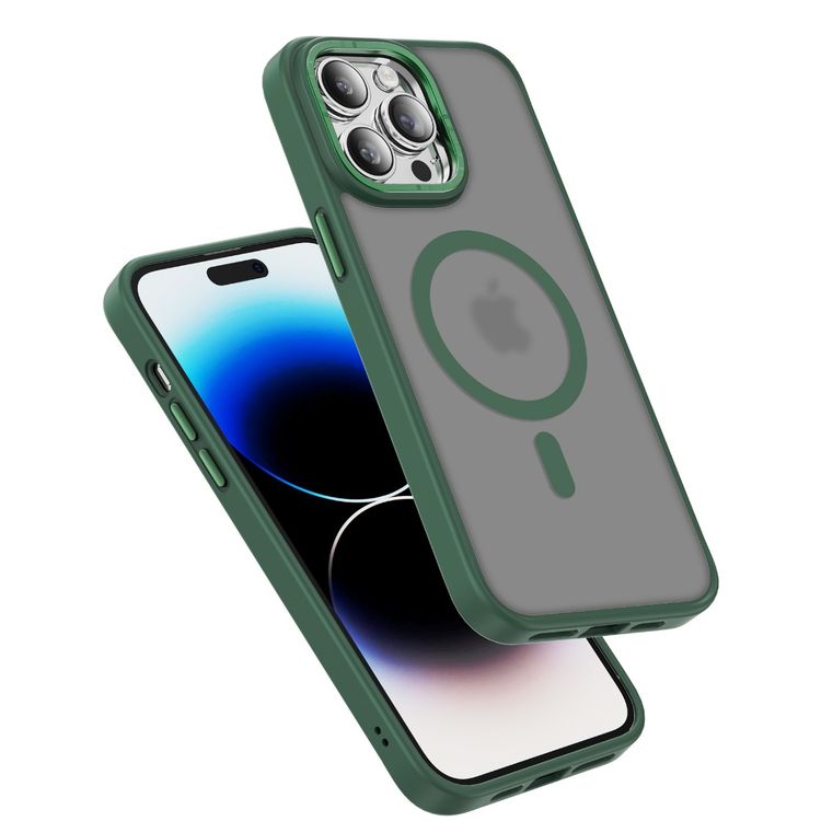 Green Lion Charles Magsafe Case for iPhone 14 Pro Max - Purple