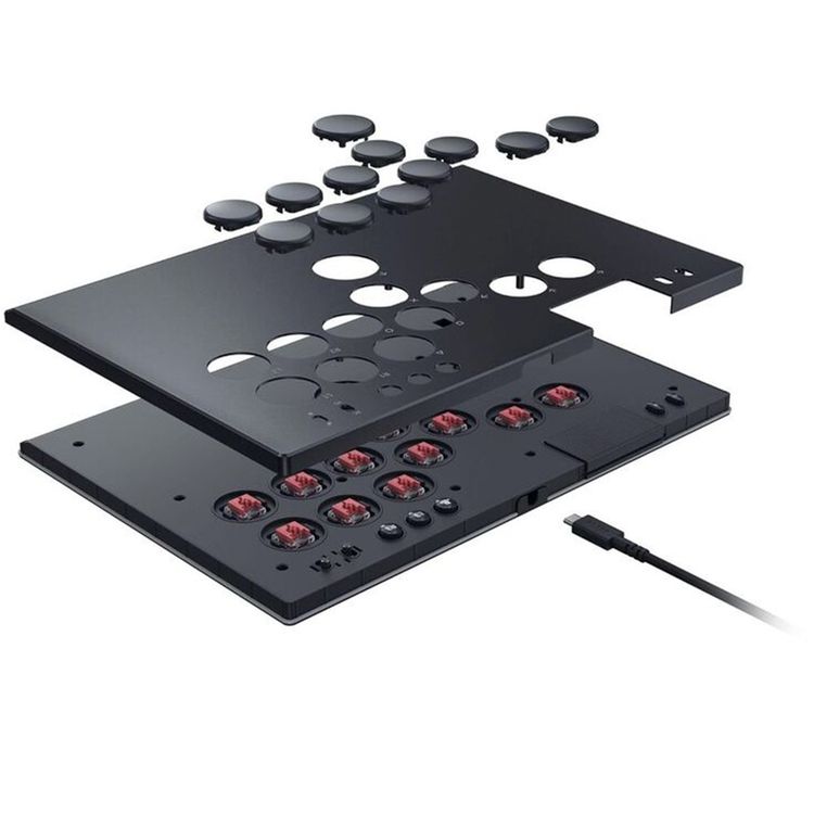 Razer Kitsune - All-Button Optical Arcade Controller for PS5 and PC - Black