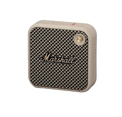 مكبر صوت لاسلكي محمول صغير الحجم من مارشال ويلين II، مدة شحن 3 ساعات، مقاومة للماء IP67، نطاق بلوتوث 10 أمتار - كريمي