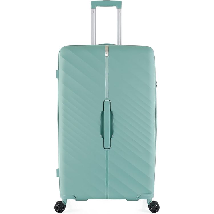 H.T Luggage Bag, Hard Case Polypropylene (PP) Material - Large/Green