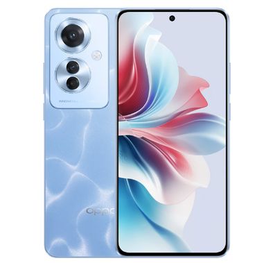 Oppo RENO 11F RAM 8 Storage 256 5G TRA Version, Dust/Water Resistant, Dual SIM - Ocean Blue